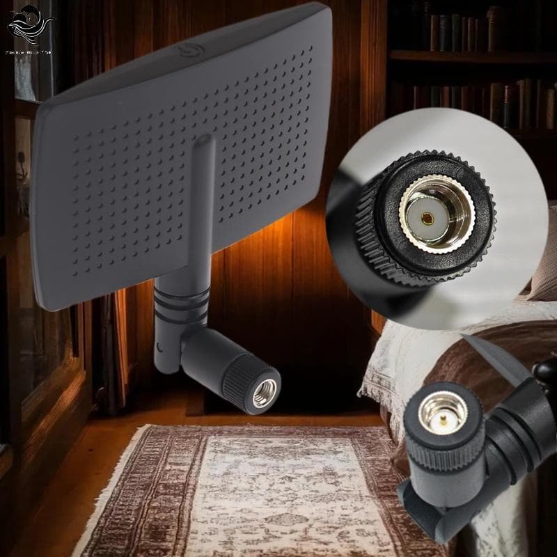 PFG 1 Peça Roteador Externo De Alto Ganho 8dBi , Intensificador De Sinal Direcional Aéreo , 2.4GHz , Wi-Fi , Wlan , Ante