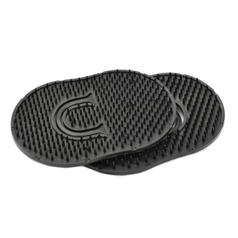 HAO 1 Pcs Pequena Escova De Cabelo Redonda Poeb Homens Barba Bigode Palma Viagem Massageador De Couro Cabeludo Portátil