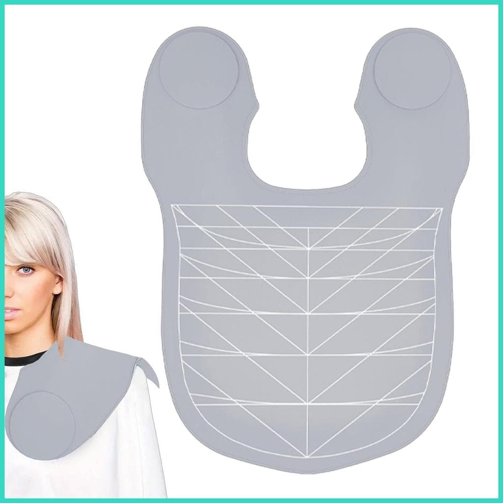Capa De Corte De Cabelo De Silicone Guia Colar De Tintura Barbeiro Estilista Almofada ningchbr