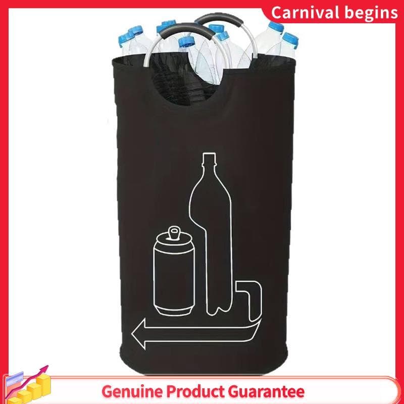 [haydenk1] Cesto De Armazenamento De Garrafa De Água Residual 90L Roupa Suja Dobrável De Grande Capacidade Para Reciclag