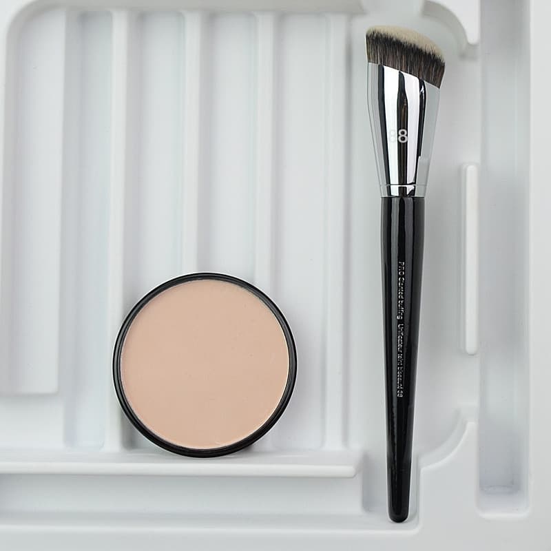 Sijia No. 88 oblíqua cabeça plana fundação escova cabeça curta base líquida BB creme pincel de maquiagem ferramenta de m