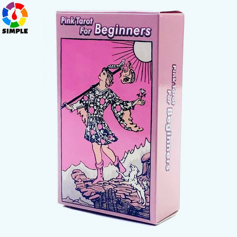 Pink Tarot Deck 78 Tarot Cards for Beginners Rider-waite Tarot