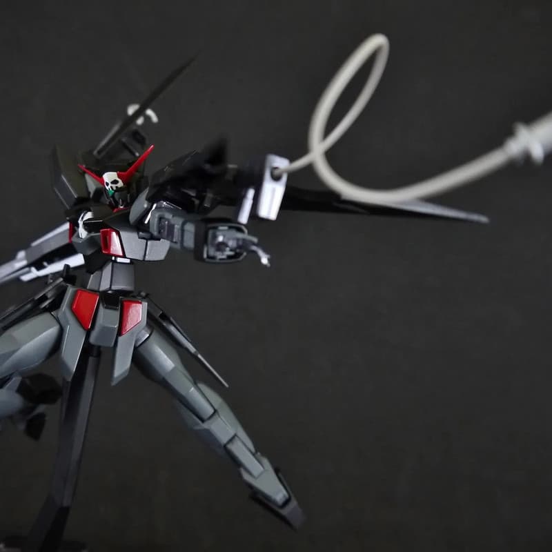 1/144 Black Hound Dog HG BAGE2 Milk Tea Jidong P-Light Versão montada Ouse consumir