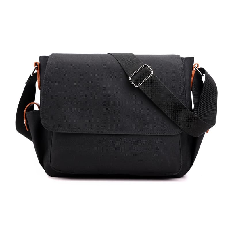 Bolsa Transversal Masculina de Nylon Impermeável, Grande Capacidade, Bolsa de Ombro, Mochila Esportiva Fashion