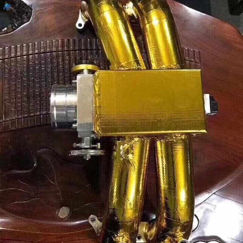 Fita Reflexiva De Proteção Térmica Dourada 50mm X 10m-Envoltório Adesivo De Alta Temperatura Para Embalagem