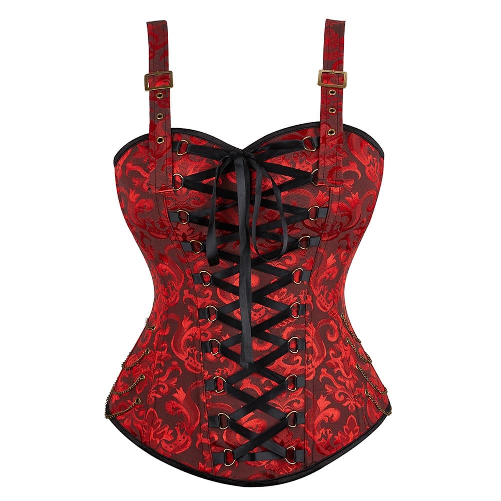 Corset, modelador de cintura, estilo gótico steampunk, estilo renascentista floral feminino, top corset feminino B9AB