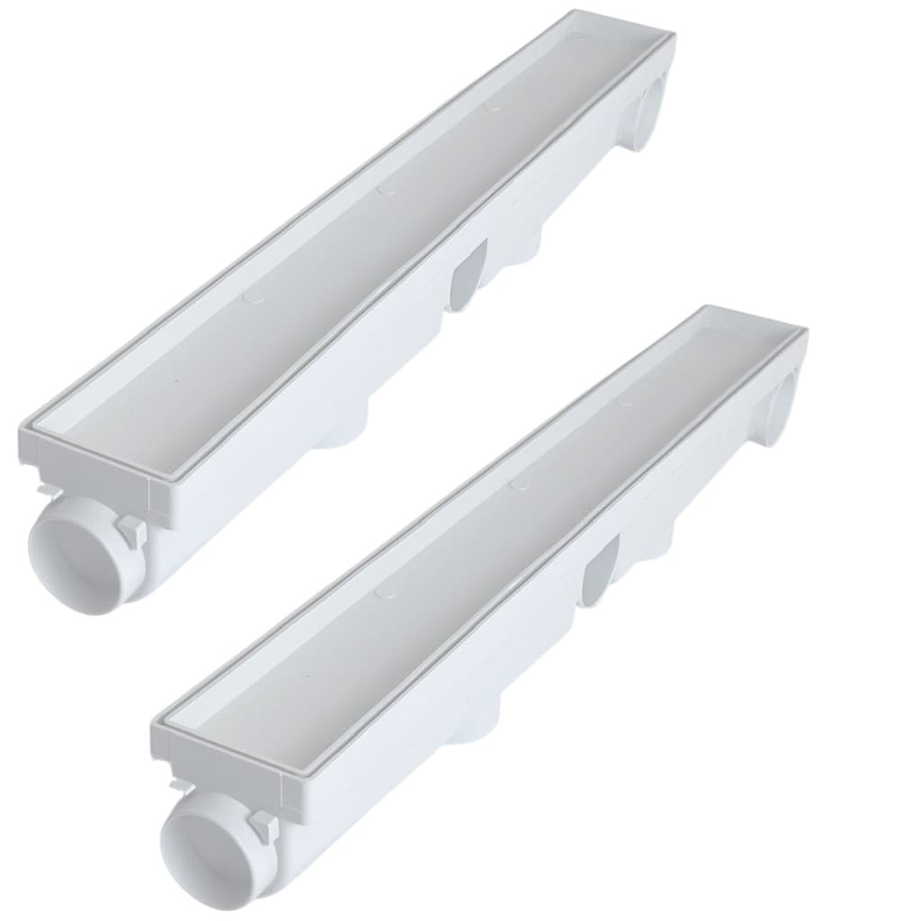2 UN RALO INVISIVEL OCULTO LINEAR 6X50CM BRANCO