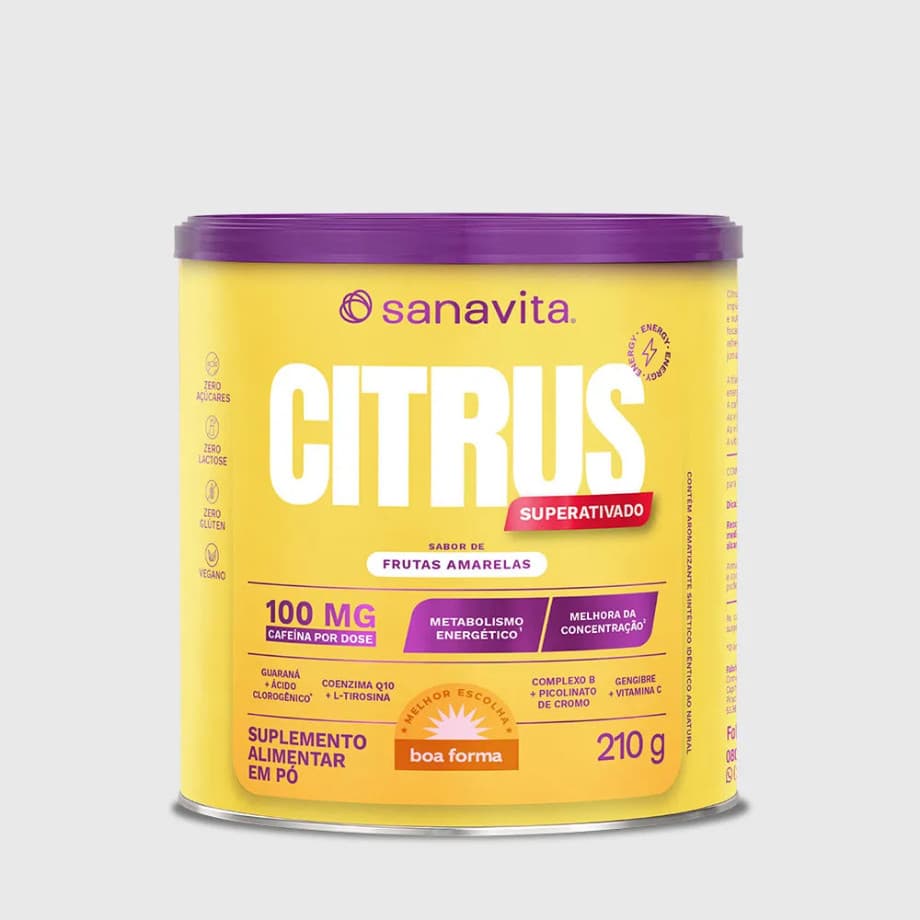 Sanavita Citrus Frutas Amarelas 210g