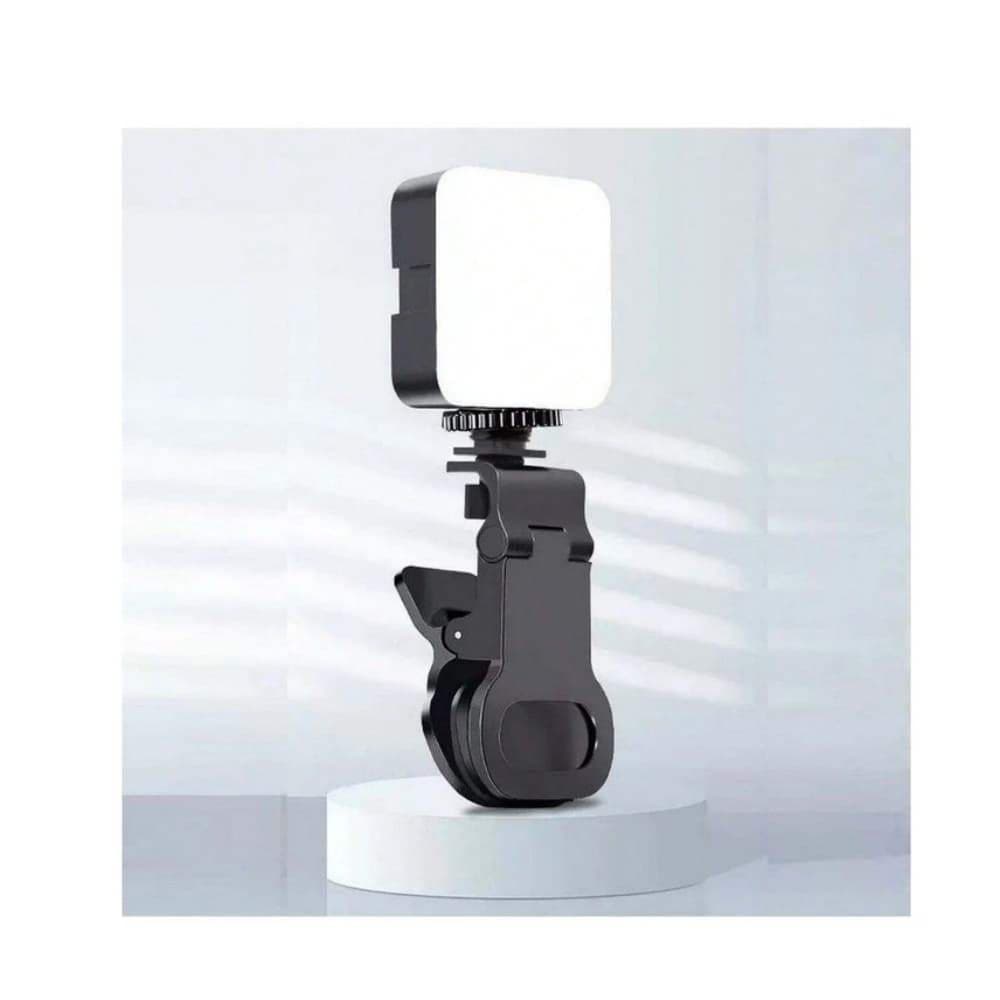 Luz Led Portátil Para Vídeo E Selfie Iluminador Celular Ajustável