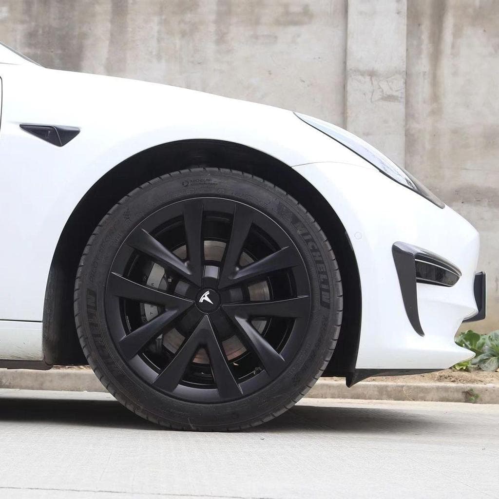 [Venda com desconto por tempo limitado] Adequado para Tesla model3 Novo estilo Hub Cover Spider Web Hub Cover 60cm Modif