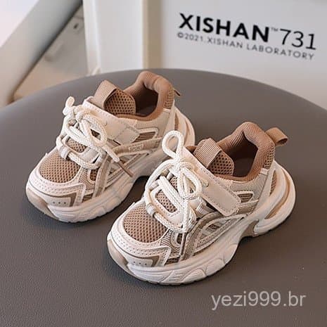 Tênis infantil Sapatos infantis casuais para meninos Moda tênis de corrida para Meninas Leve e macio