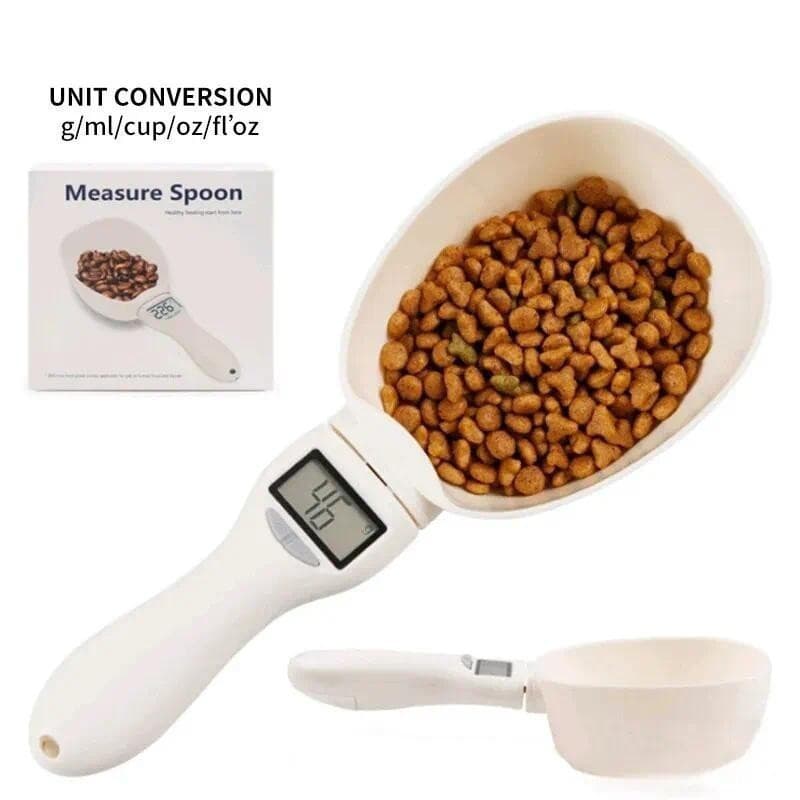 Colher Medidora de Ração para Animais de Estimação, Colher Medidora Digital de Alimentos para Cozinha, Adequada para Med