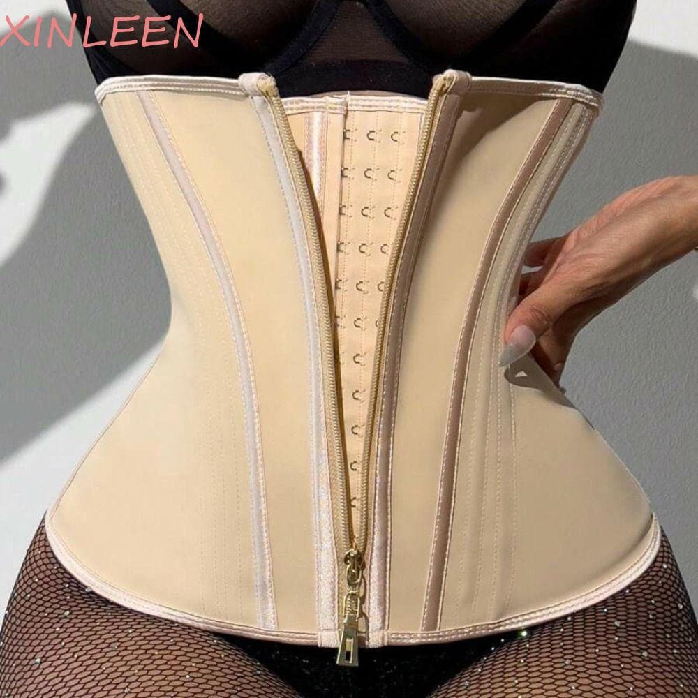 XINLEEN Shapewear Feminino Em Espinha De Peixe , Modelador Sem Costura Para Controle De Barriga E , Fivela Com Zíper