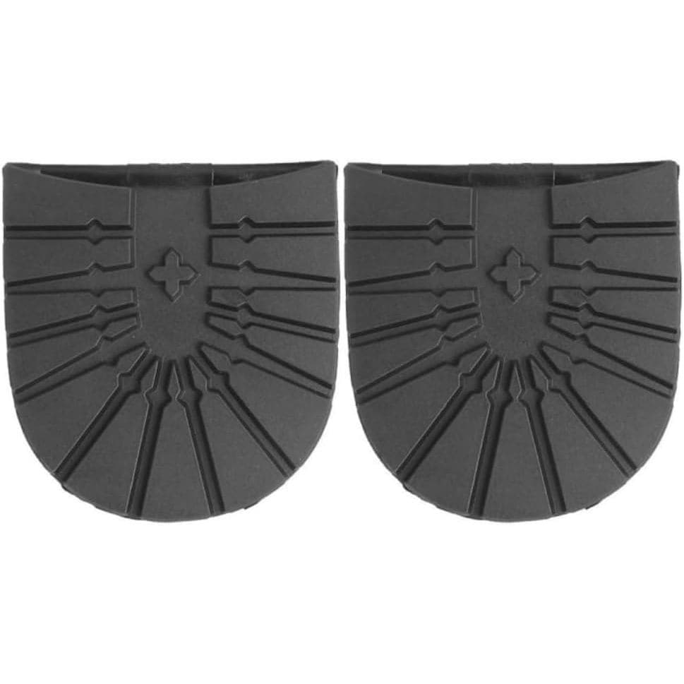 1 Par De Almofadas De Substituição De Calcanhar De Bota De Borracha Antiderrapante Preta , Kit De Reparo De Sapato Prote
