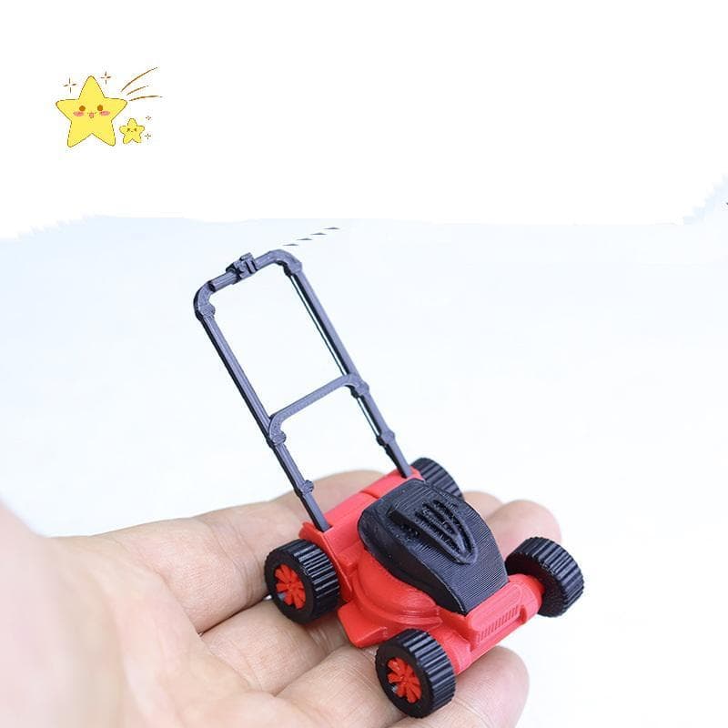 [JBTH] Acessórios Para Móveis Em Miniatura De 1 Peça 1 : 12 1 : 18 Modelo De Cortador De Grama Casa De Bonecas Simulação