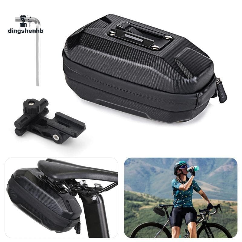 dingshenhb Bolsa Traseira Para Mountain Bike , À Prova D'água De Casca Dura De EVA Bicicleta De Estrada E Equipamentos D