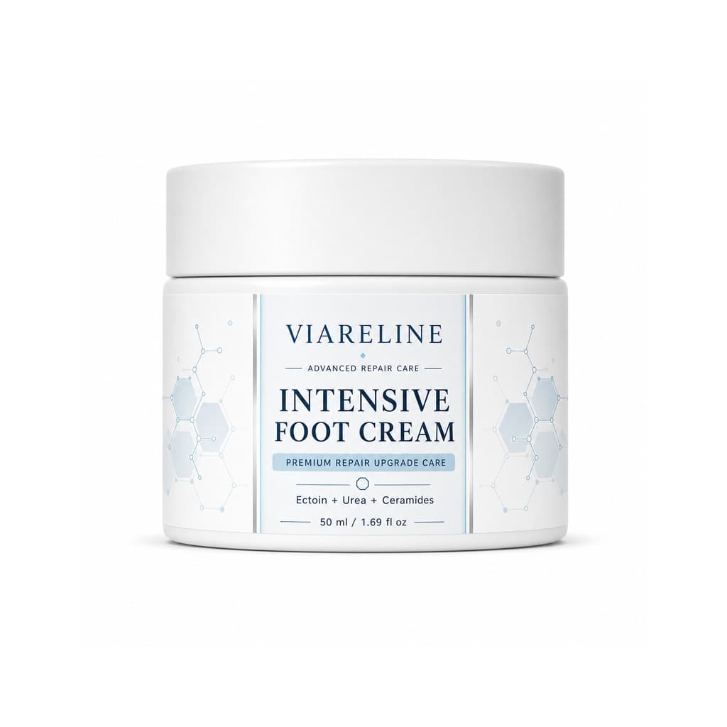 Creme para os Pés VIARELINE Advanced Intensive Care: Cuidado avançado que hidrata profundamente os pés, proporcionando m
