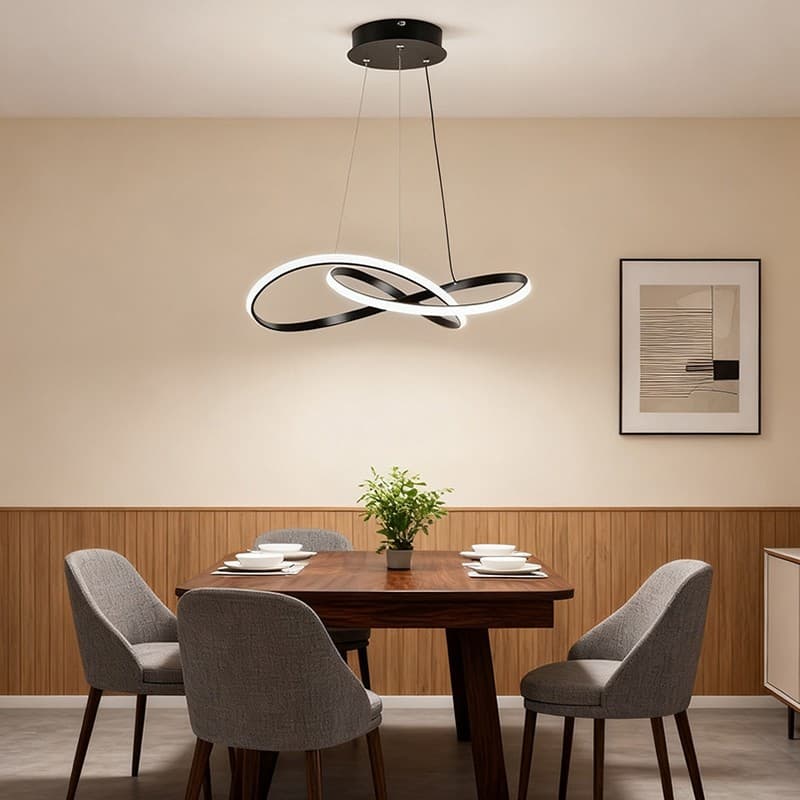 3 Cores Lâmpada De Teto Controle Remoto Led Pingente Moderno Corredor Lustre Sala Estar Quarto
