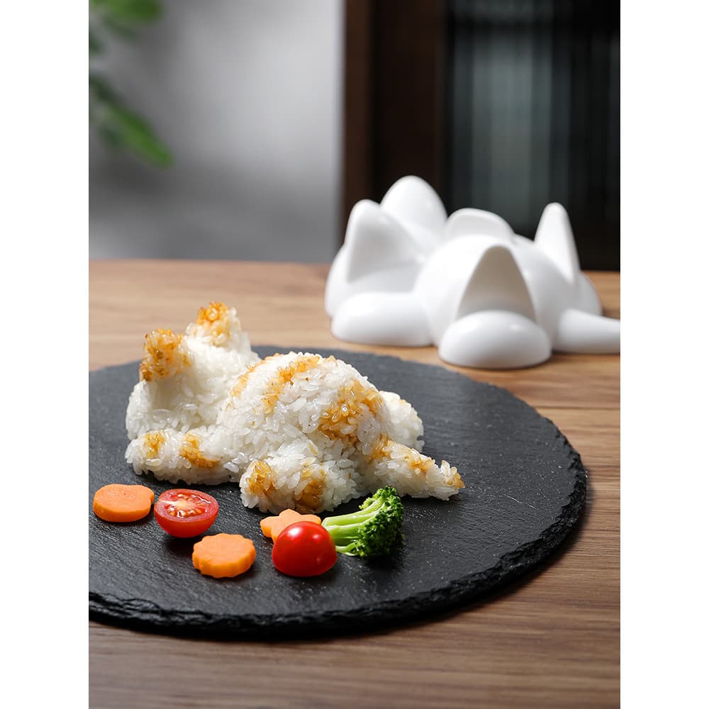 Japão importado do japão crianças gato arroz bola molde de grau alimentício segurança bebê arroz bonito pequeno Animal f