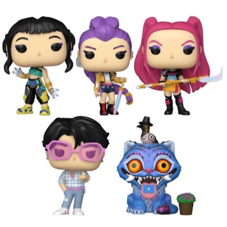Boneco Colecionável  Huntrix Demon Hunters Jinu - Derpy -Rumi -Romance- Mira- Abby-Zoey