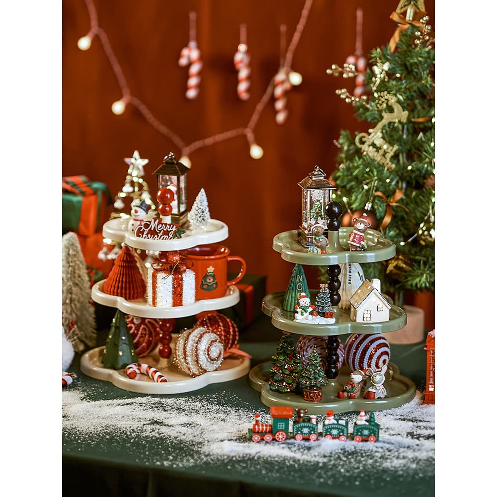Novas decorações de natal prateleira de mesa ornamentos criativos árvore de natal 2024 novo estilo presentes meninas