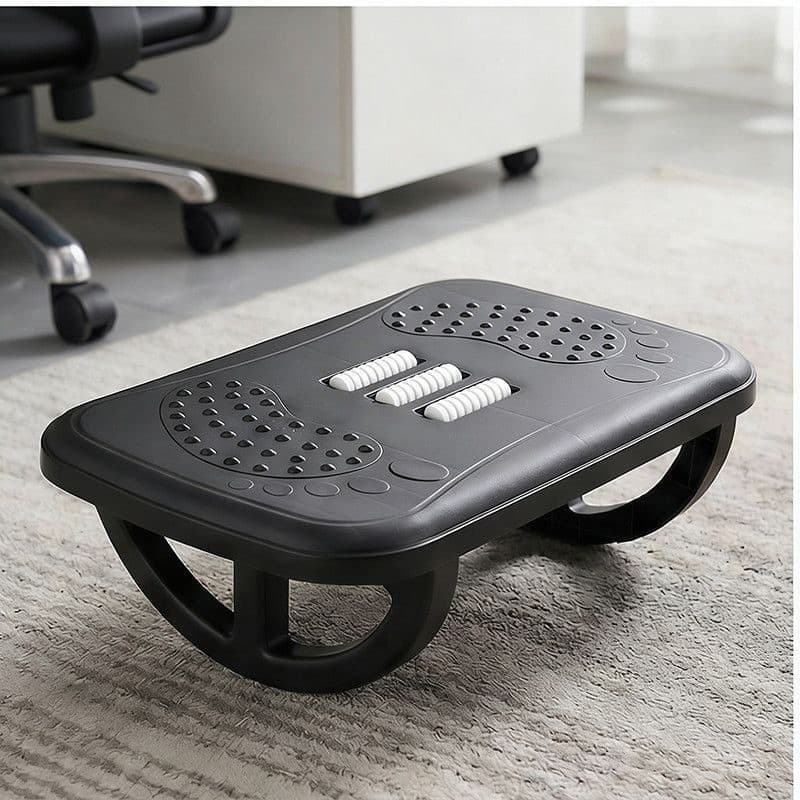 Pedal de apoio para os pés para evitar cruzar as pernas, apoio para os pés para estações de trabalho sob a mesa.