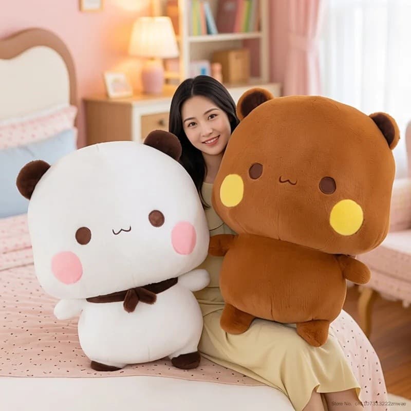 2026 Novo 35cm Panda Bubu E Yier Brinquedo De Pelúcia , Oficial Original Bonito Dudu Anime Popular Boneca Presente De An