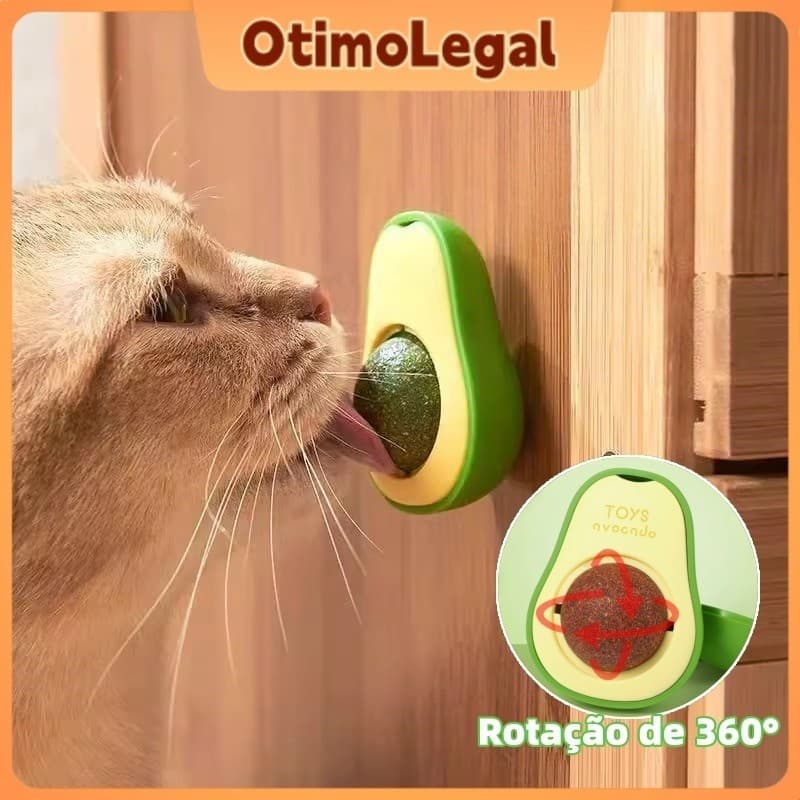 Abacate De Brinquedo Para Gatos Com Catnip Erva Gato Natural Otimolegal