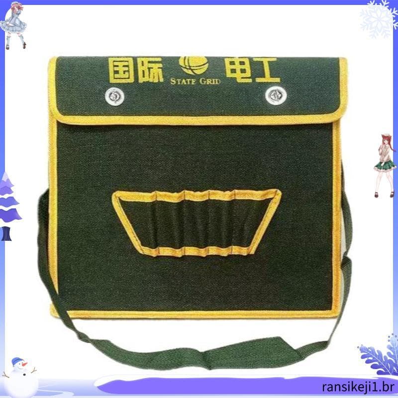 1528 Pessoas Louvor Canvas Bolsa de ferramentas resistente ao desgaste Bolsa de ombro multifuncional Bolsa para eletrici
