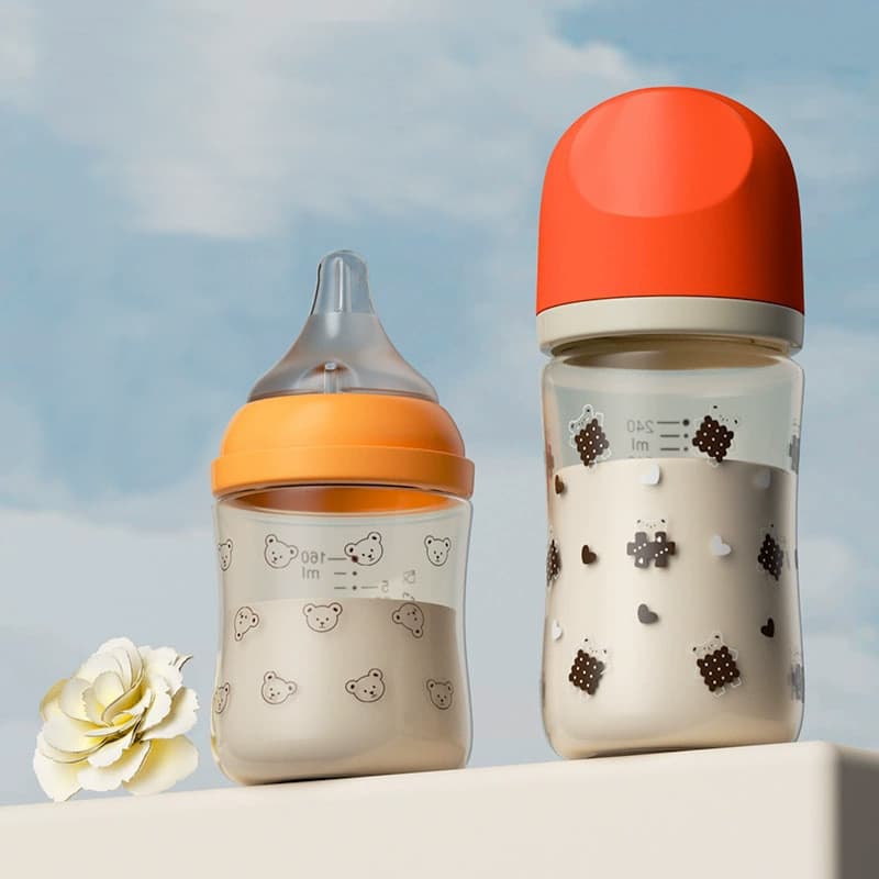 Mamadeira PPSU para Bebês Recém-Nascidos 0-6 Meses 160/240ml 2ª/3ª Geração Produtos para Mãe e Bebê