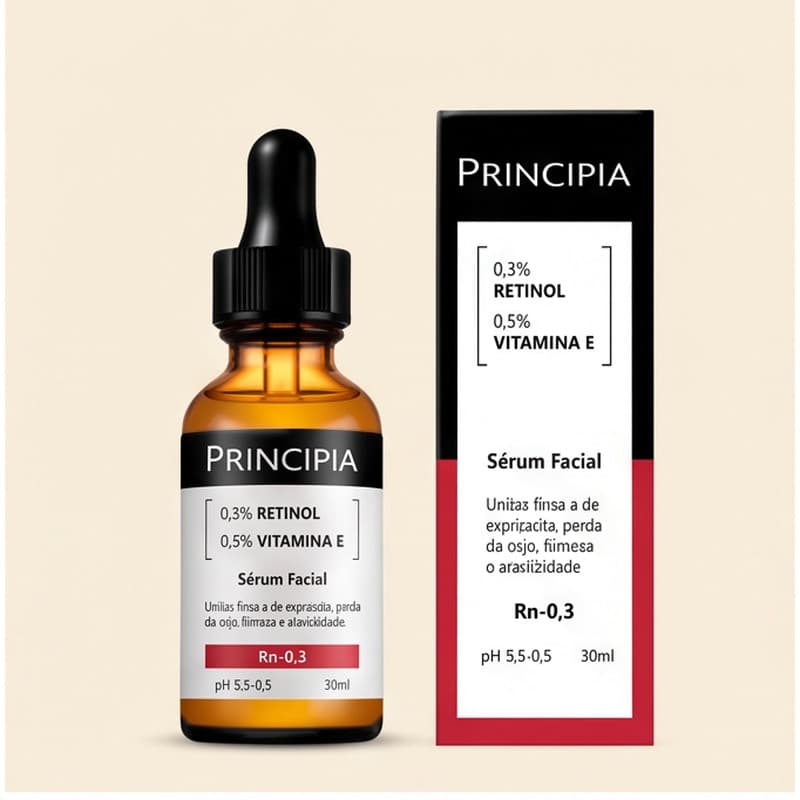 Sérum Principia Retinol 0,3% + Vitamina E - Rn-0,3 Skincare