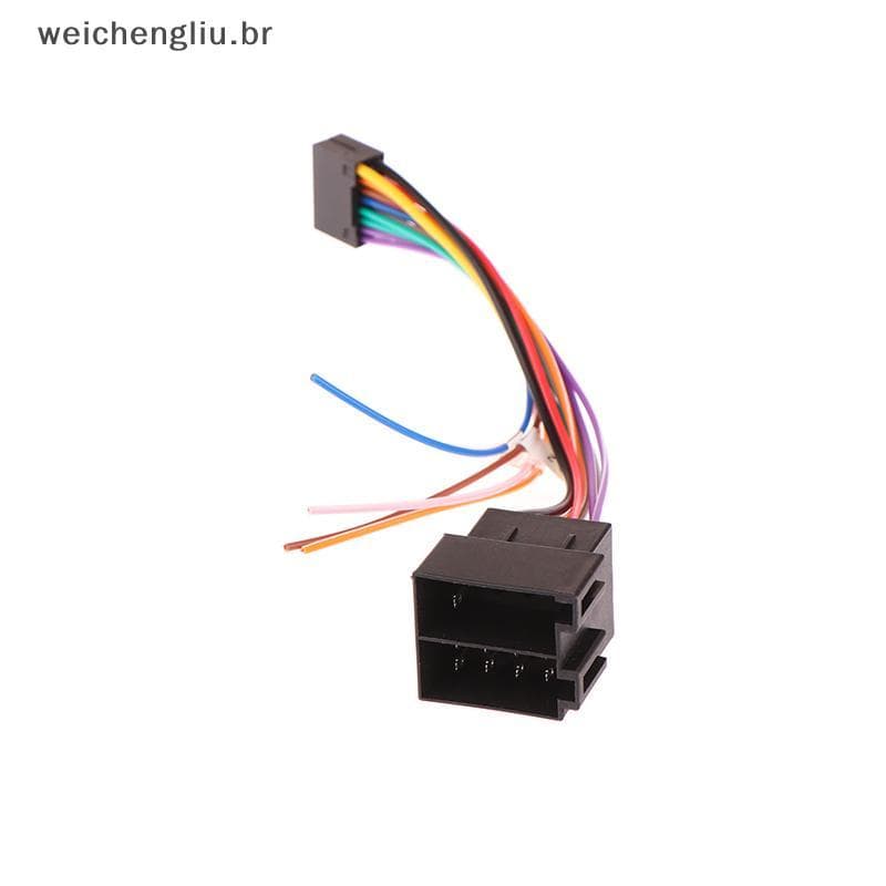 # weicheng Cabo De Alimentação Modificado Para Carro De 16 Pinos Alto-Falante ZHANGXUN Android Adaptador De Linha Trasei