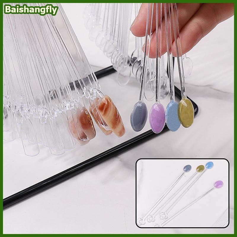 baishangfly Prateleira De Exibição De Arte Em Unhas , Expositor De Falsas , Suporte Cartão De Esmalte Gel , Armazenament