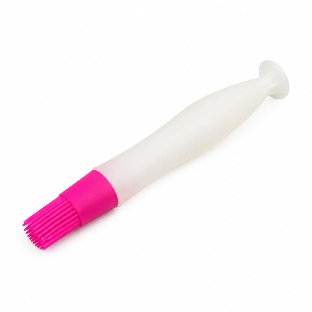 Pincel Culinário com Reservatório Silicone temperar Untar óleo