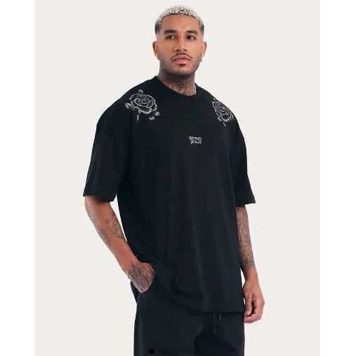 Camiseta Masculina Mcd Box Fit Rosas