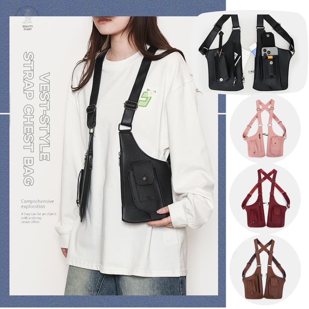 Moda Sob O Braço Ombro Coldre Saco De Couro Do Plutônio Crossbody Colete Bolsa Para Viagens Diárias Deslocamento