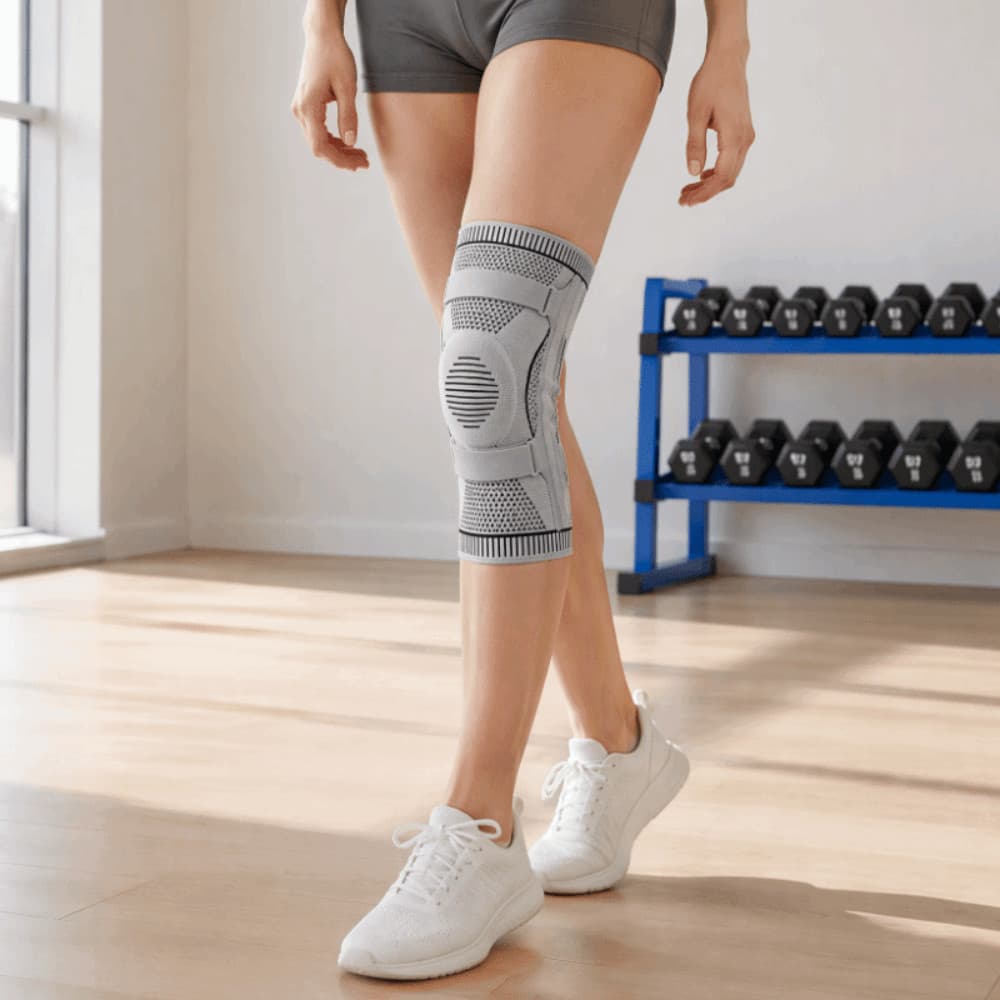 Joelheiras Esportivas MXFASHIONE , Joelheira Elástica De Nylon Respirável , Alça Ajustável De Silicone Para Patela