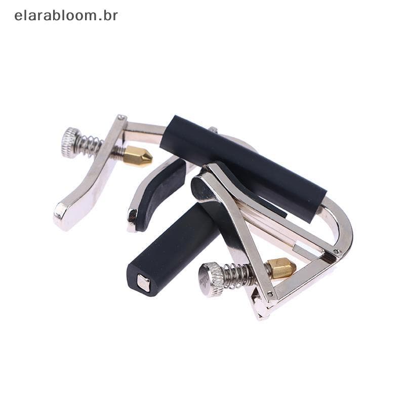 Metal Guitarra Capo Clipe Tuning Braçadeira Para Elétrica Clássica Acústica Ukulele Universal Qui Mudança