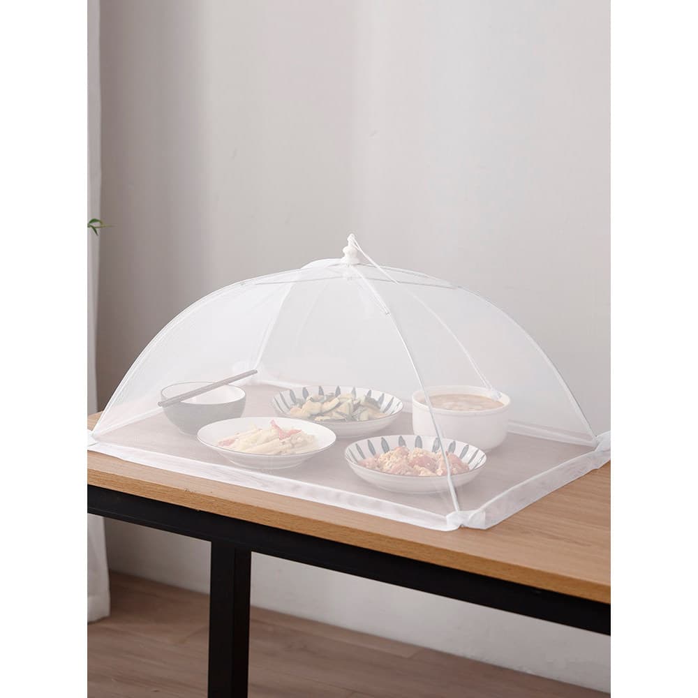 Capa de mesa de jantar estilo alemão Capa de prato dobrável doméstica Capa de mesa de jantar Novo estilo Anti-poeira Ant