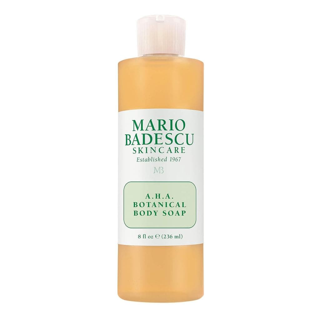 Sabonete Corporal Botânico Mario Badescu AHA Hidratante, Esfoliante Suave e Purificante para uma Pele Mais Brilhante, Ma
