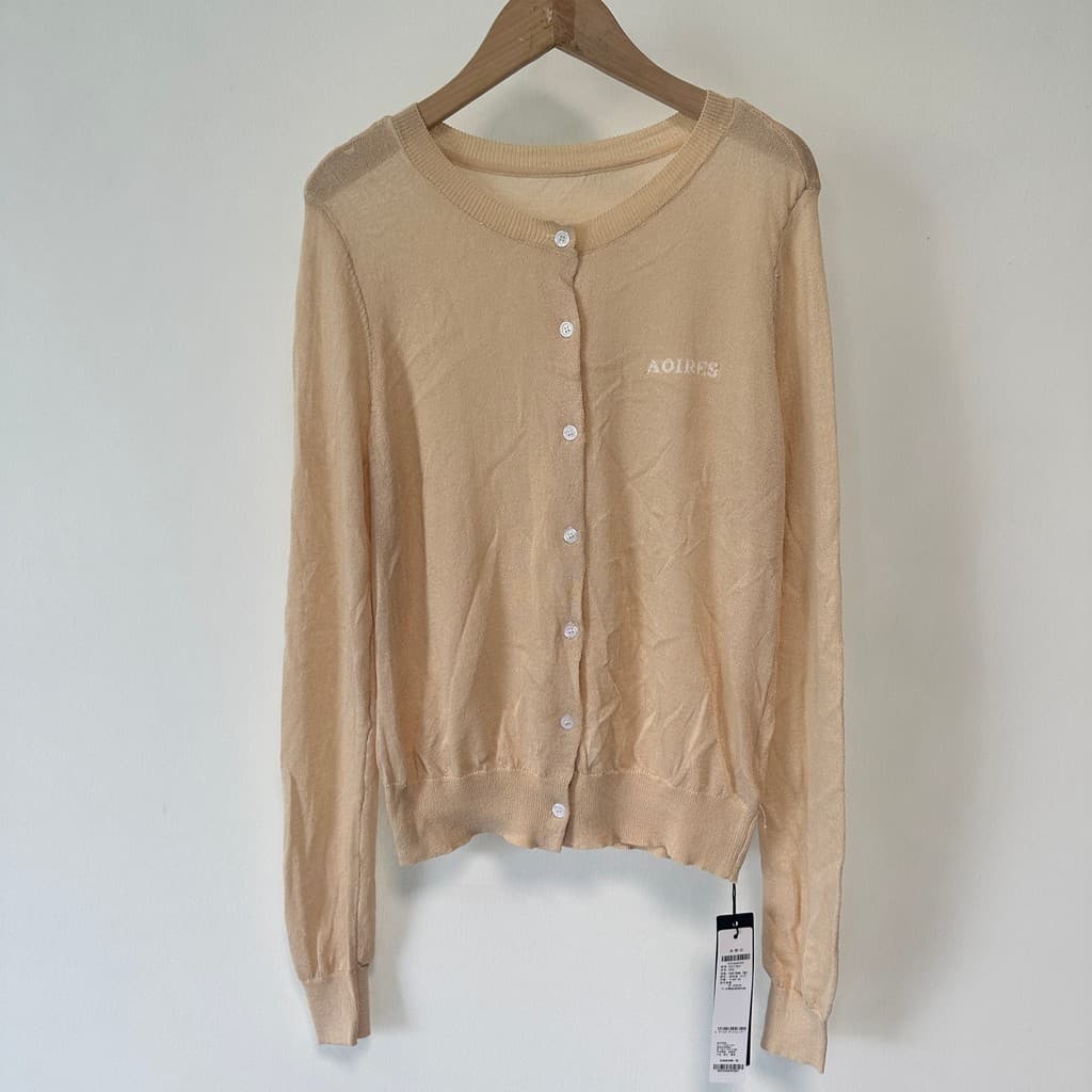 Verão à prova de sol estilo fino malha Cardigan exterior feminino seda gelo malha manga longa topo feminino B423