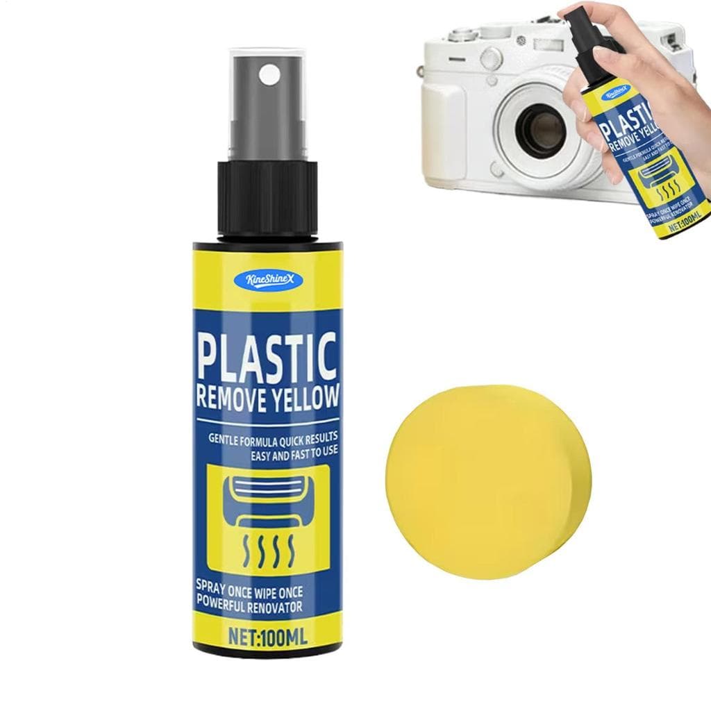 Removedor De Amarelecimento De Plástico Spray 100ml Multiuso Amarelo-Off Brilho Restaurador Para AC Pia Do Banheiro Jane