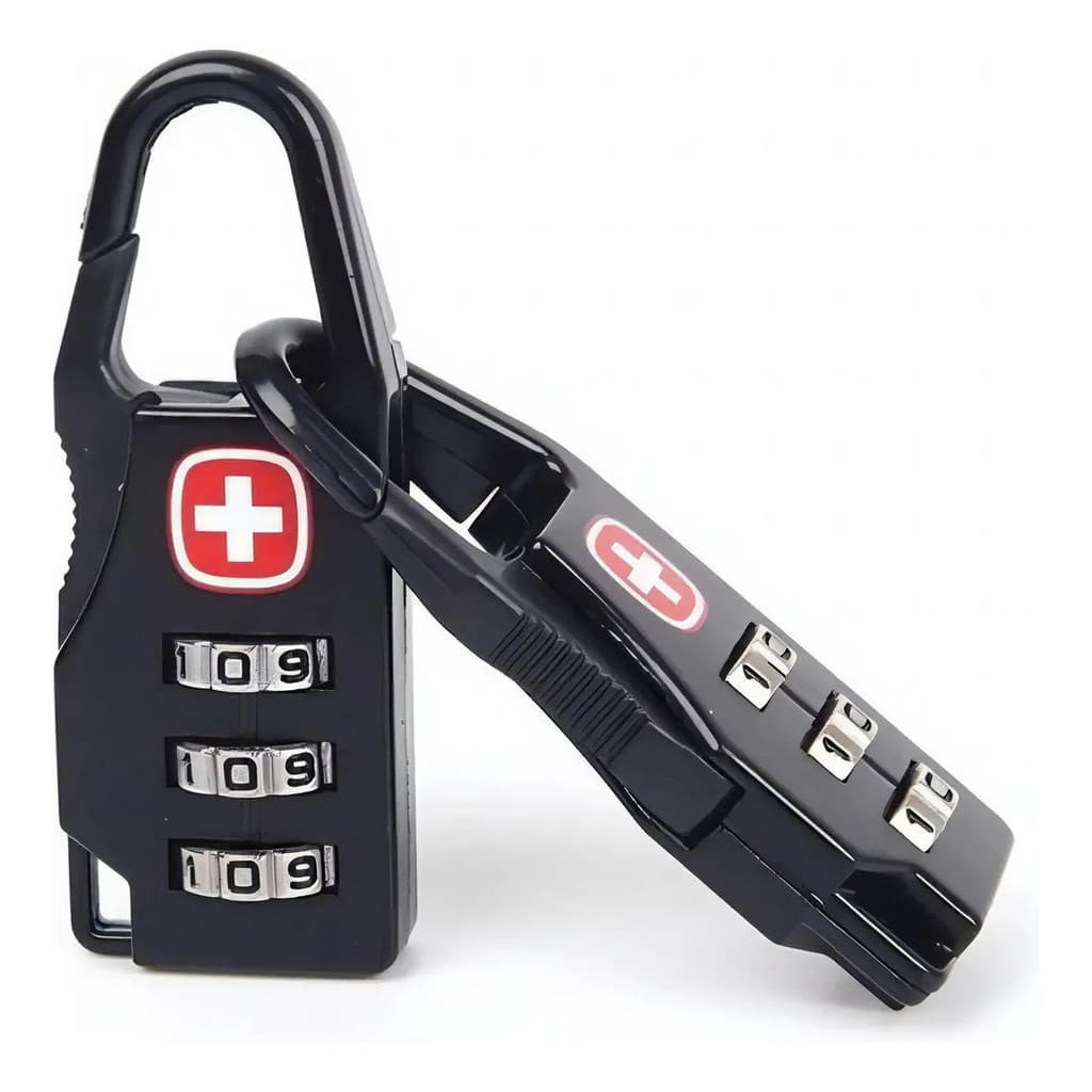 Mini Cadeado Com Senha 3 Dígitos Para Mochila Armário Mala 1/3 Unidades