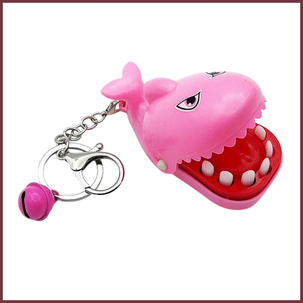 Pequeno Crocodilo Chaveiro Engraçado Mordida Dedo Criança Mordendo Mão Brinquedo Animal Gags Prático Piada Brinquedos ji