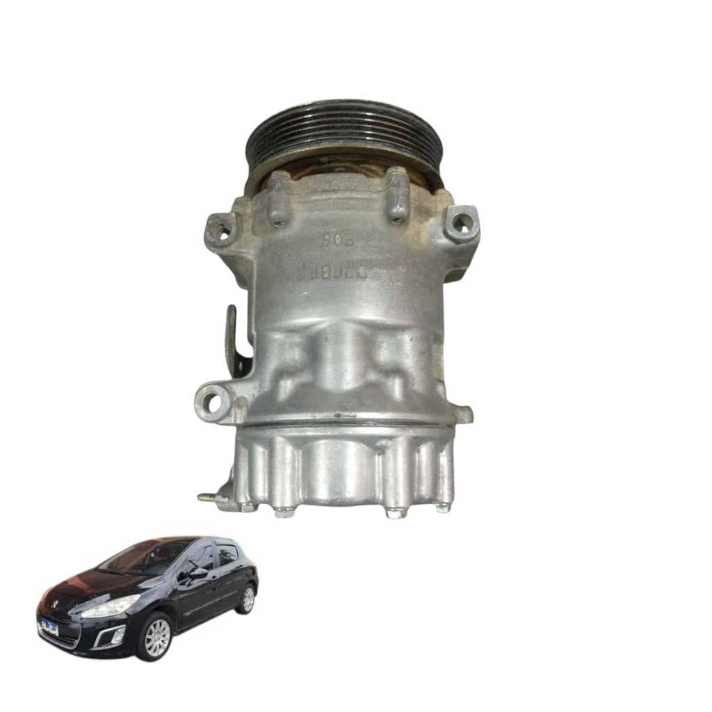 Compressor Ar Condicionado Peugeot 308 2013 2.0 Aut Original