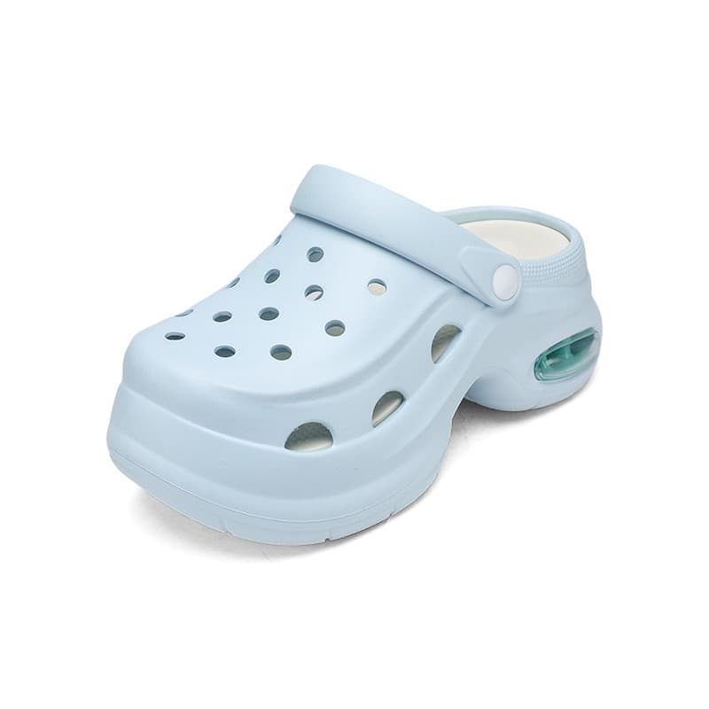 Tamancos De Plataforma Grossa Femininos , Chinelos Deslizantes Com Absorção De Choque Almofada De Ar , Sapatos De Jardim