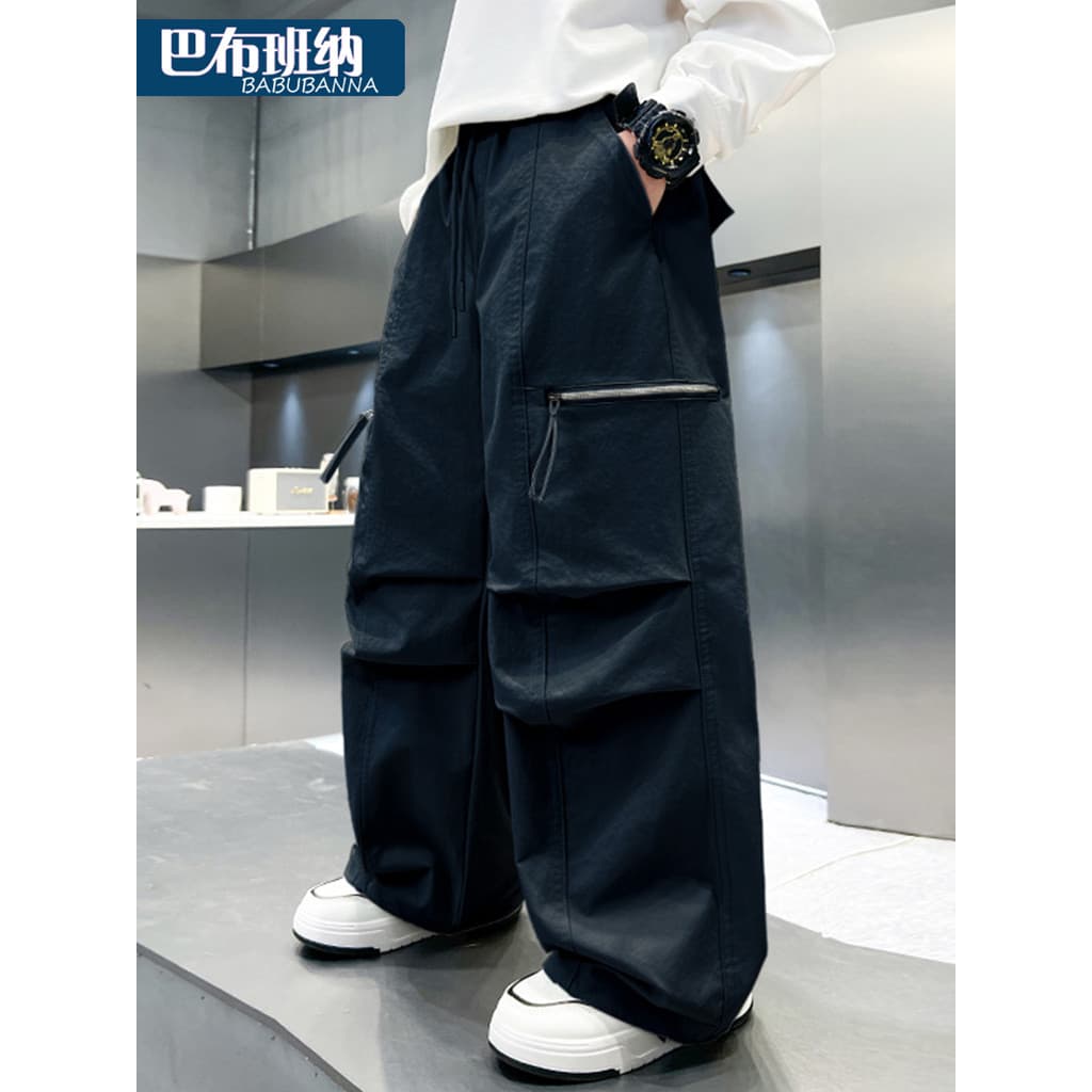 Meninos macacão roupas de outono 2026 novo estilo crianças calças casuais grandes crianças bonito calças meninos outono