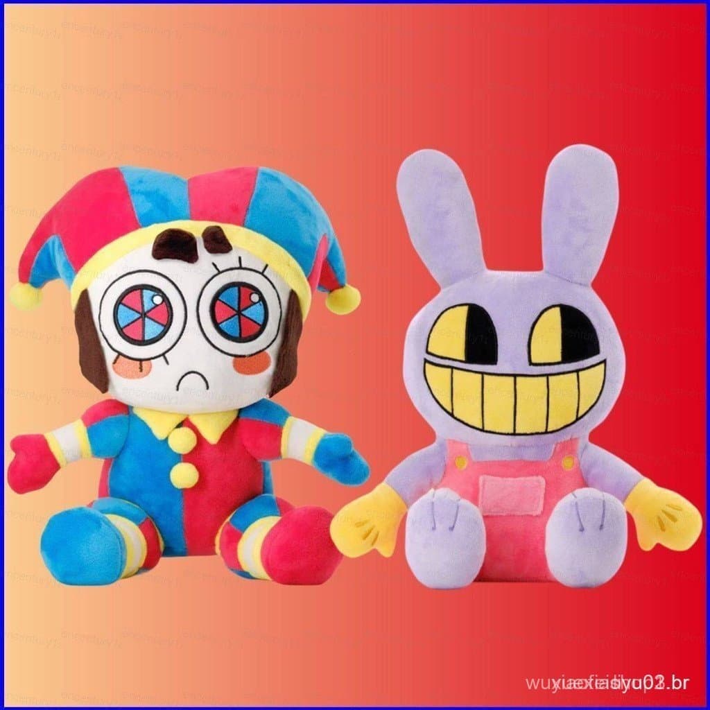 O Incrível CIRCUS DIGITAL Pomni Jax Bonecas De Pelúcia Para Crianças Decoração De Casa Q Versão Brinquedos Reche