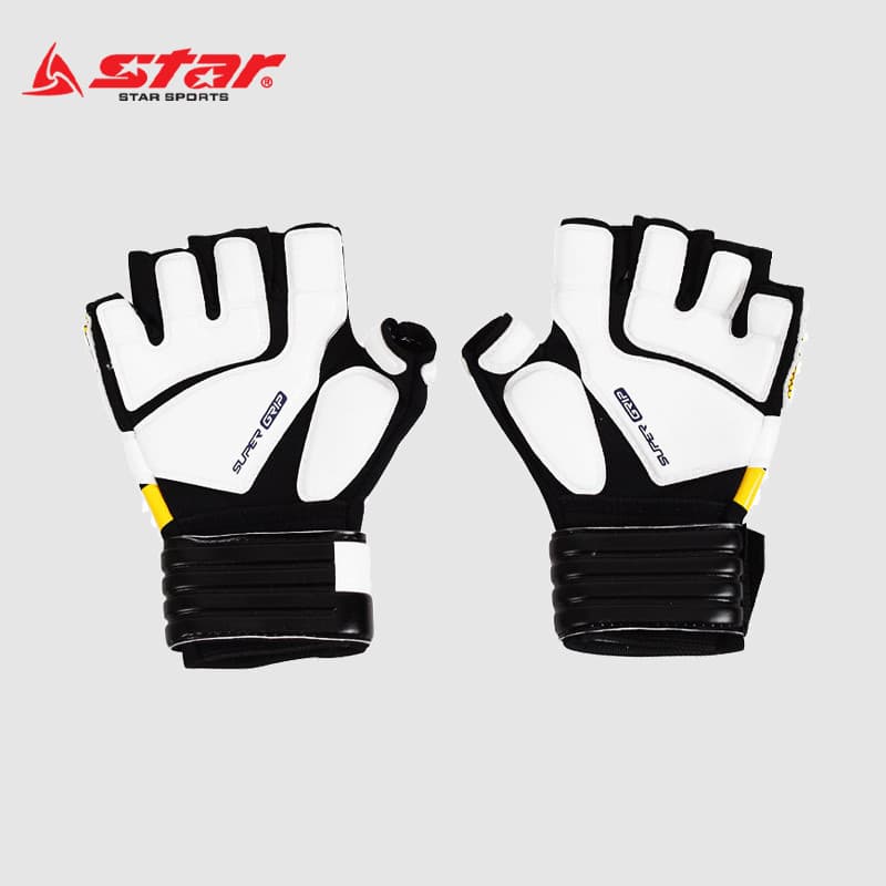 Star Shida Luvas de Goleiro Luvas de Meio Dedo Luvas de Futebol Interior Adulto Crianças FG100