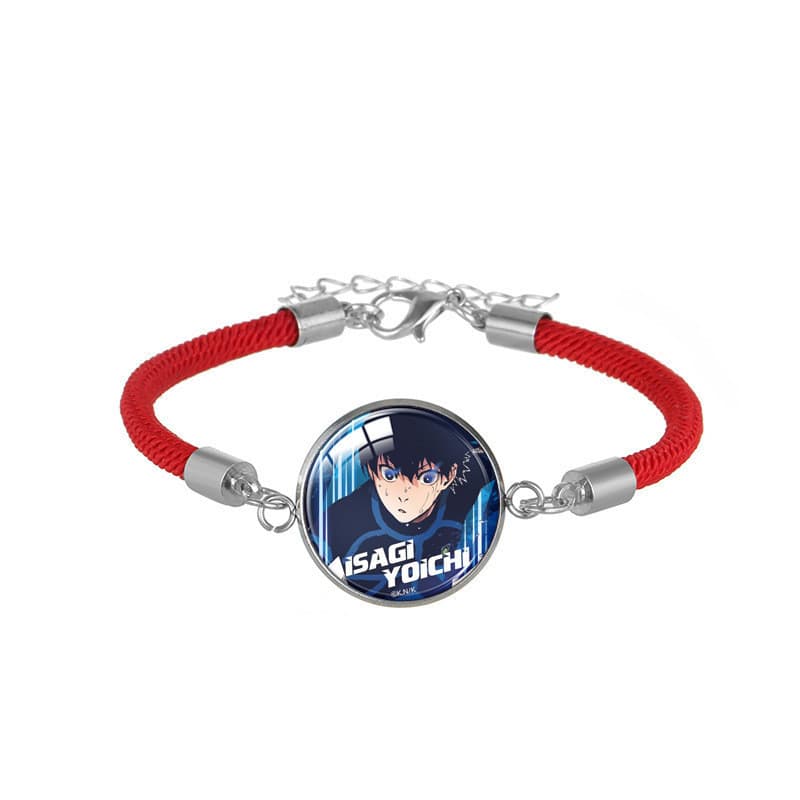 Azul prisão milão linha casal pulseira preto vermelho duas cores tempo Gem pingente masculino feminino All-Match jóias e